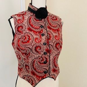 Red Hobby Horse Show Vest! Size Small!